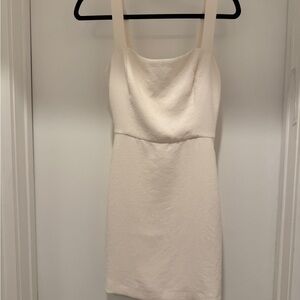 Aritzia Cream Sleeveless Sheath Mini Dress for Cocktail